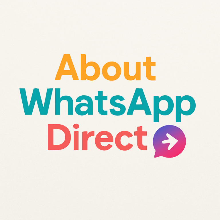 about whatsapp direct